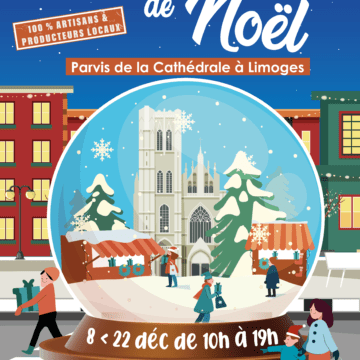 Au Marché de Noël au pied de la Cathédrale de Limoges (87)