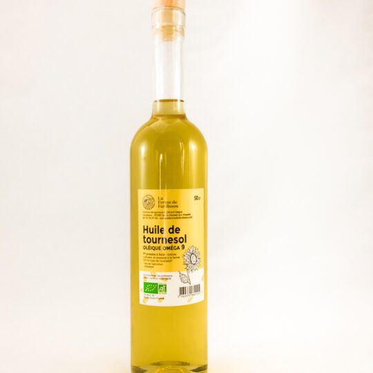 L'huile de tournesol bio oléique 50cl