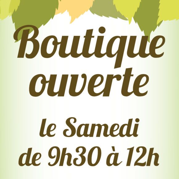 Boutique OUVERTE