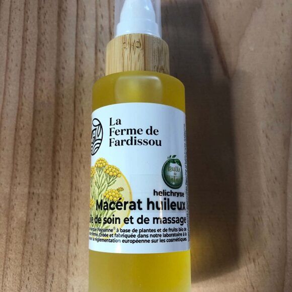 helichryse Nouveauté : nos huiles de soin et de massage